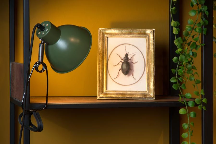 Lucide MOYS - Lampe à pince - 1xE27 - Vert - ambiance 1